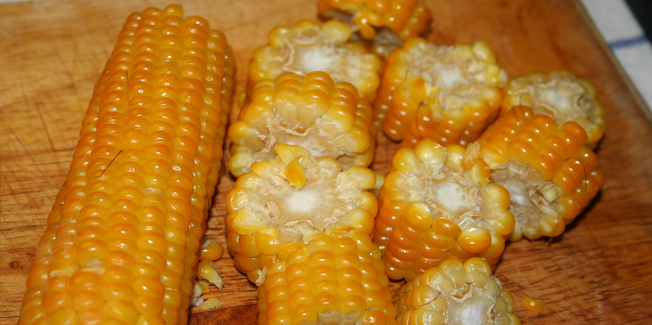 Máslová kukuřice na medu