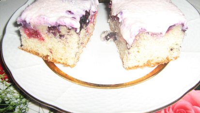 Ovocné řezy s tvarohovým krémem, Váš recept,podle kterého jsem dělala.