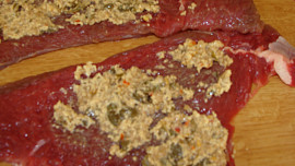 Pikantní hovězí závitky