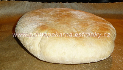 Pita chleby, dopečení