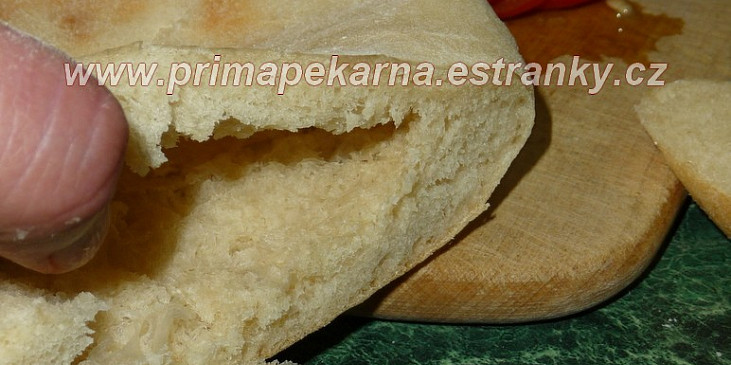 Pita chleby (naříznutá kapsa)