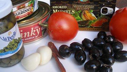 Rychlošpagety se sardinkami a uzenými mušlemi