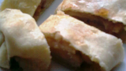 Štrúdl z jogurtu podle babičky, jogurtový závin