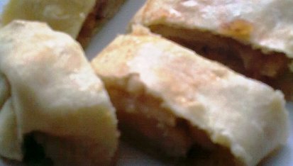 Štrúdl z jogurtu podle babičky, jogurtový závin