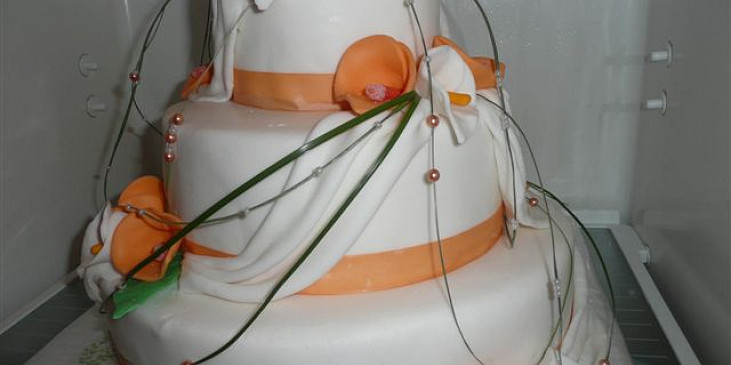 Svatební dort - můj první