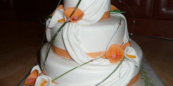 Svatební dort - můj první