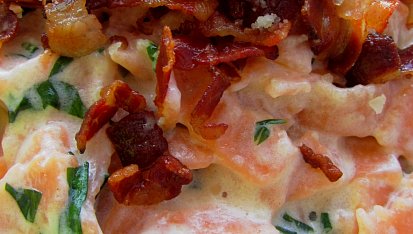 Tagliatelle tomato sypané křupavou Pancettou, Tagliatelle tomato sypané křupavou Pancettou
