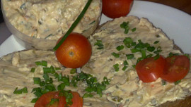 Bramborová pomazánka se smetanou