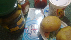 Bramborová pomazánka se smetanou