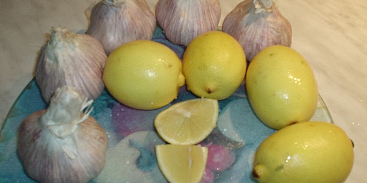 Citronovo - česnekový zázrak (suroviny)