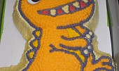 Dort dinosaurus (oranžový)