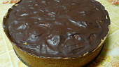 Hruškový dortík s čokoládovou polevou