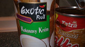 Kávové řezy s kokosovo - karamelovým krémem