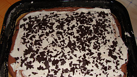 Kávovo-čokoládový moučník