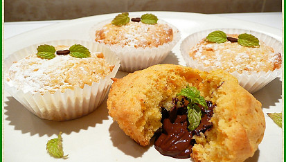 Kořeněné muffinky s mrkví a pomerančovým rozvarem