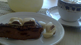 Křehký čokoládový  moučník