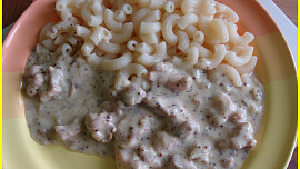 Kuře v hořčično-smetanové omáčce