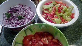 Lahodná papriková polévka se zakysanou smetanou