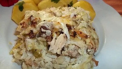 Mleté maso s kapustou a rýží, Mleté maso s kapustou a rýží