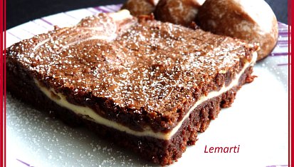 Mramorované brownies