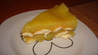 Nepečený jablečný dort