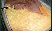 Řez zasněžená louka u elektrárny (polévání korpusu horkou čokoládou)