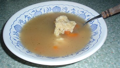 Sýrové nočky do polévky - zavářka