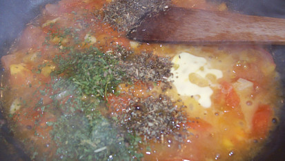 Těstoviny pomodoro