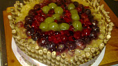 Velký ovocný dort, K narozeninám ségry :-)