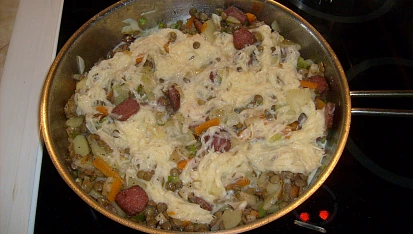 Zapečená čočka