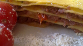 Zapečené lososové lasagne