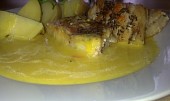 Aljašská treska s citronovo-máslovou omáčkou