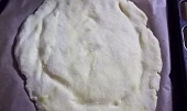 Bramborová pizza, bramborové těsto na plechu...