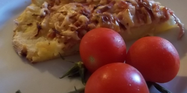 Bramborová pizza (Dobrou chuť!)