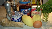 Bramborové muffiny, suroviny