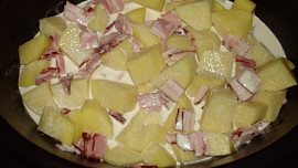 Brambory se špenátem