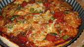 Celozrnná vegetariánská pizza - bez kynutí