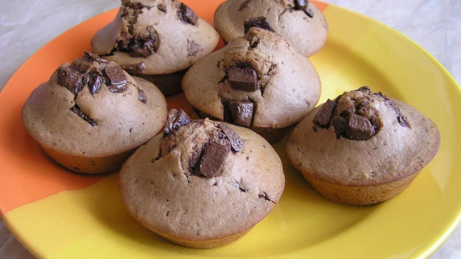 Čokoládové muffinky