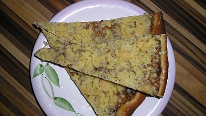 Hruščák (valašský frgál s hruškovými povidly )