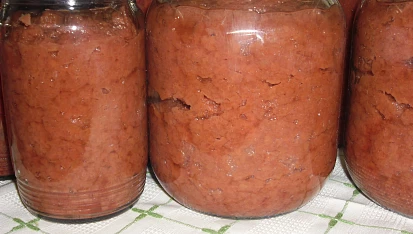 Hrušková povidla na koláče, zavařené