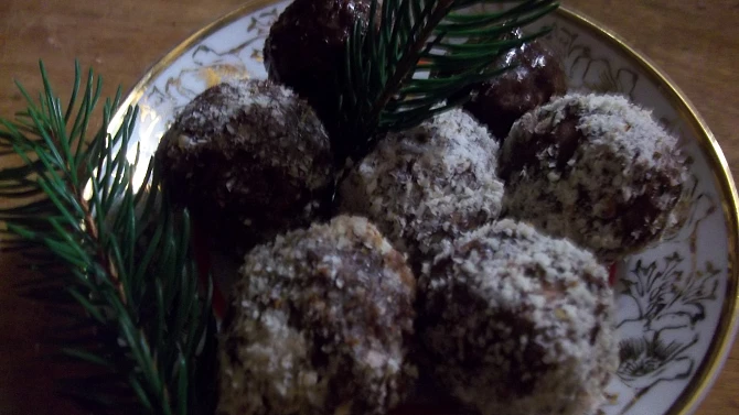 Kaštanové kuličky trochu jinak, Kaštanové nepečené kuličky