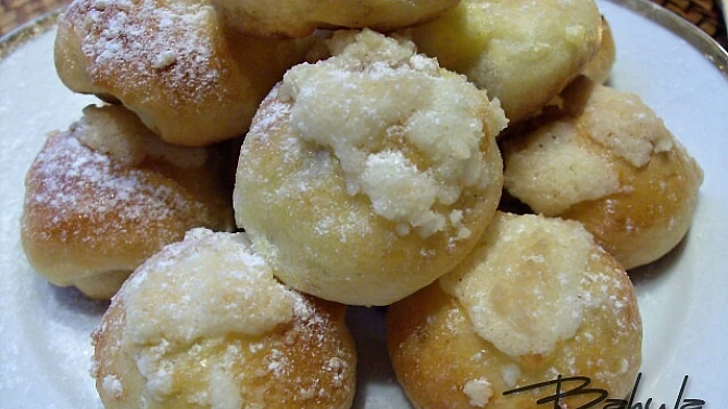 Šátečky, koláčky bez kynutí (nemocniční)
