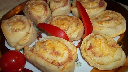 Kynuté sýrové šneky I., Dobrou chuť!
