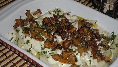 Penne s houbovým ragú