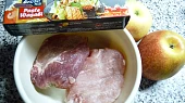 Plátky na jablku s Wasabi pastou a pečeným jablkem, Hlavní suroviny