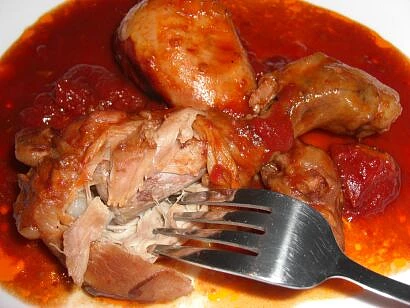 Pomalu pečené kuřecí paličky