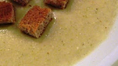 Pórková polévka s Hermelínem
