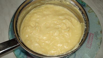 Pudink bez škraloupu (do krémů), uvařený pudink