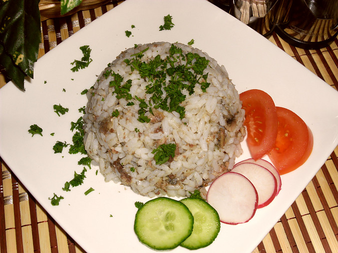 Rybičky s rýží - levný recept