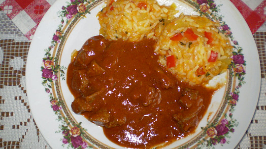 Rýžový pilaf s játry